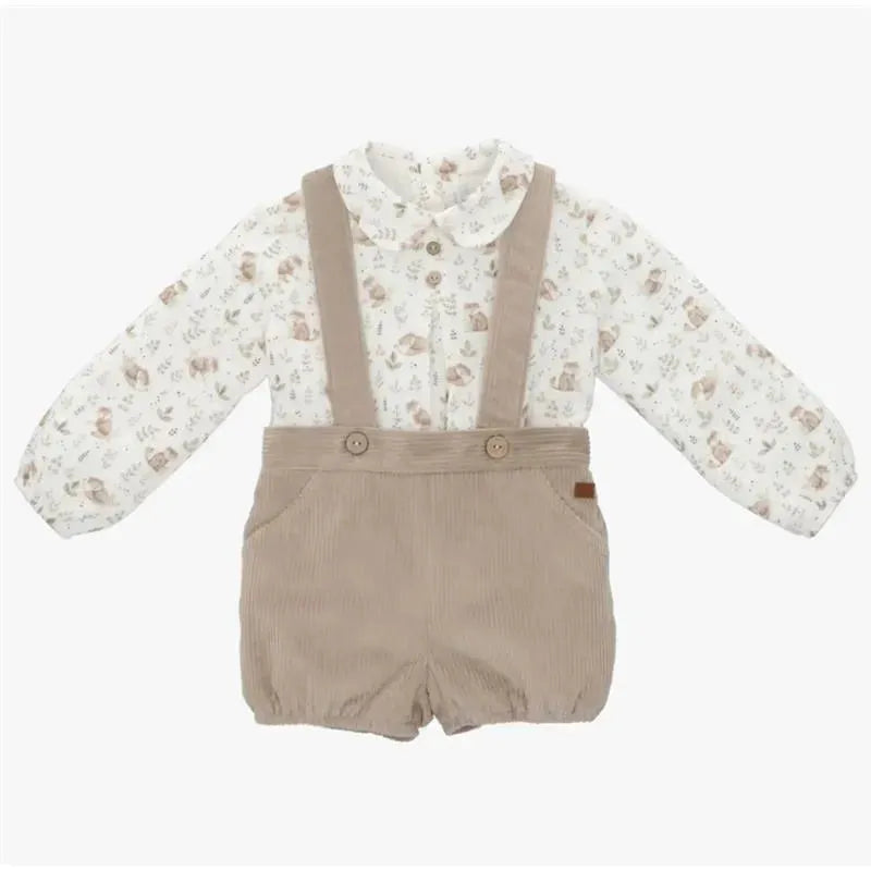 Martin Aranda - Baby Boy Set Shirt & Bloomer, Little Fox  Image 1