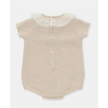 Martin Aranda - Baby Short Romper Knit Gold Light Beige Image 2