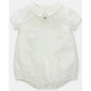 Martin Aranda - Baby Short Romper Special Occasion Woven Petit Ivory  Image 1