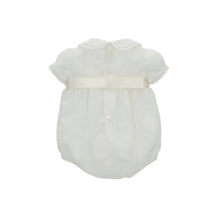 Martin Aranda - Baby Short Romper Woven Plumeti Nuage, Ivory Image 2