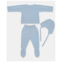 Martin Aranda - Take Me Home Set Sweater, Leggings & Bonnet Dolcezza, Light Blue Image 1