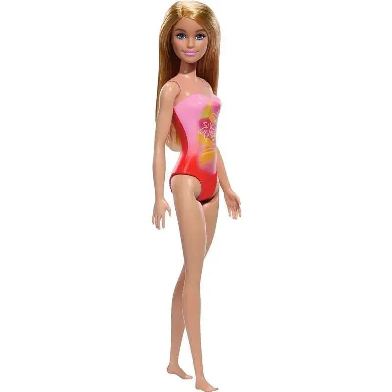 Mattel - Barbie Beach Doll with Pink Swimsuit Image 2