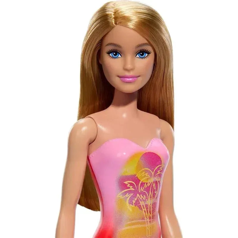 Mattel - Barbie Beach Doll with Pink Swimsuit Image 4