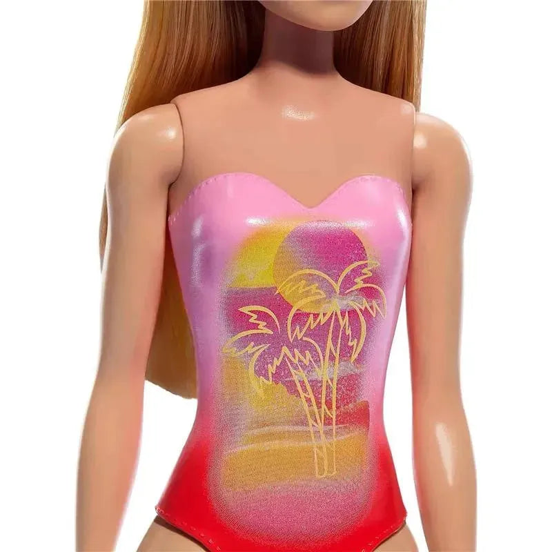 Mattel - Barbie Beach Doll with Pink Swimsuit Image 5