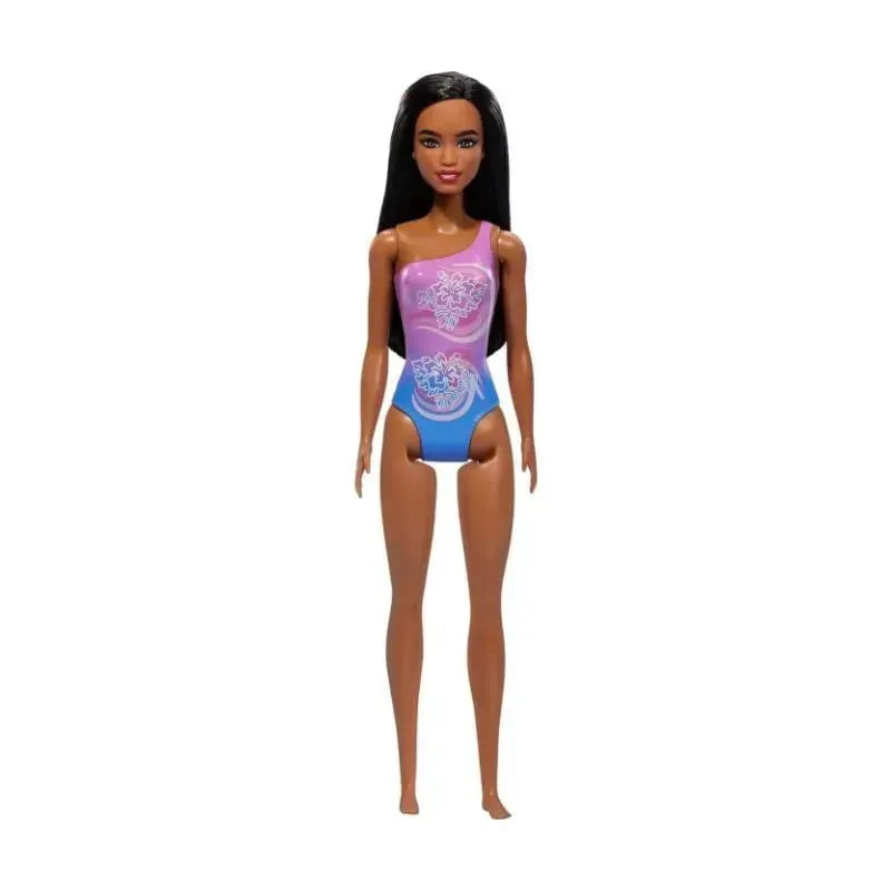 Mattel - Barbie Beach Doll With Purple Swimsuit Image 1