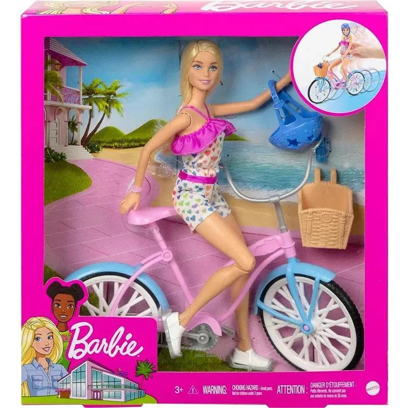 Mattel - Barbie Doll & Bike Image 6