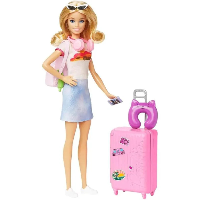 Mattel - Barbie Refreshed Travel Barbie, Malibu Image 1