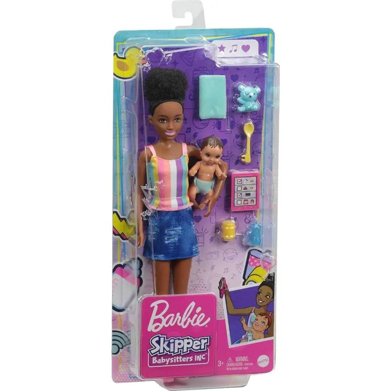 Mattel - Barbie Skipper Babysitters Doll & Accessories Set (Brunette Doll) Image 6