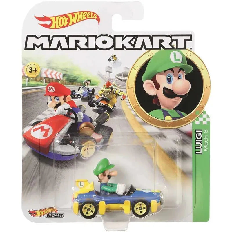 Mattel - Hw Mario Kart, Luigi Image 2