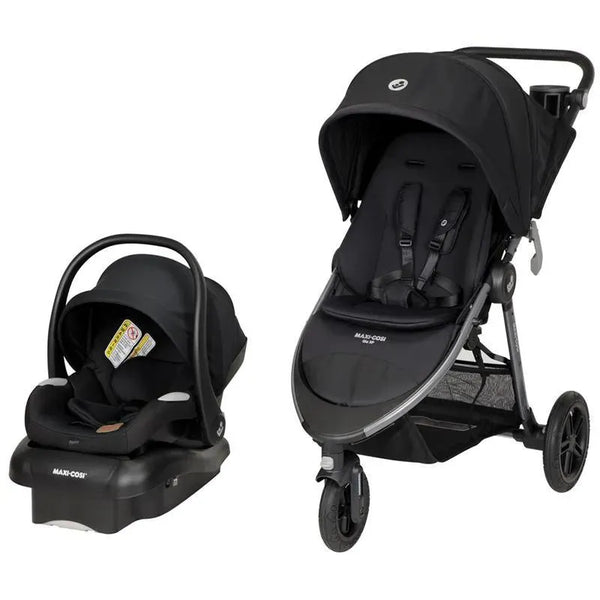 Maxi Cosi GIA XP Luxe 3-Wheel Travel System Midnight Black