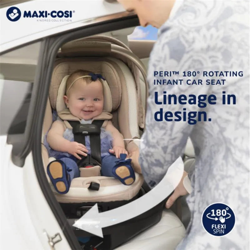 Maxi-Cosi - Peri 180° Rotating Infant Car Seat Kindred Collection, Natural Heritage Image 2