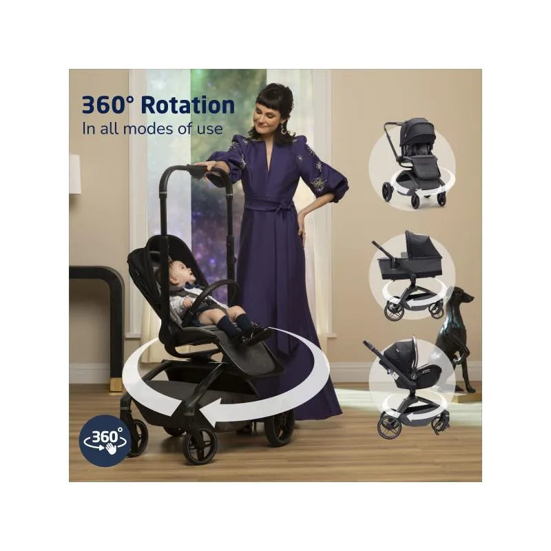 Maxi-Cosi - Tana 360 Rotating Modular Stroller Kindred Collection, Onyx Heritage Image 3