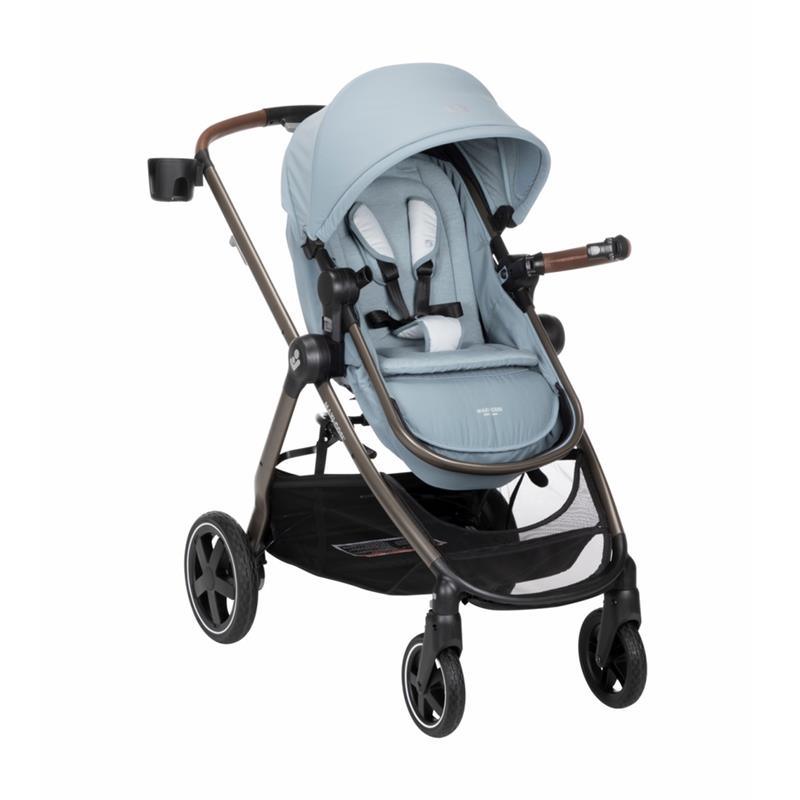 Maxi-Cosi Zelia_ Luxe 5-in-1 Modular Travel System, Choose Between 5 Modes  of use: Parent-Facing car seat Caddy, Reversible Carriage, and Reversible