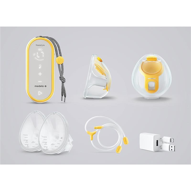 Medela Freestyle Breast Pump Replacement Parts Kit with Medium 24 mm Breast  Shield in Sealed Packaging : : Baby