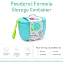 Melii - Baby Formula Storage Container with Integrated Scoop 400ml / 13.5oz Capacity, Blue Image 4