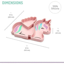 Melii - Divided Silicone Suction Plate, Unicorn Image 2