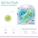 Melii - Gel Ice Packs, 2 Pack, Keep Lunches and Snacks Cool, Reusable, Dino & Shark Image 5