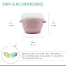 Melii - Snap & Go Baby Food Storage Containers, 2 oz, 6 Pack Image 2