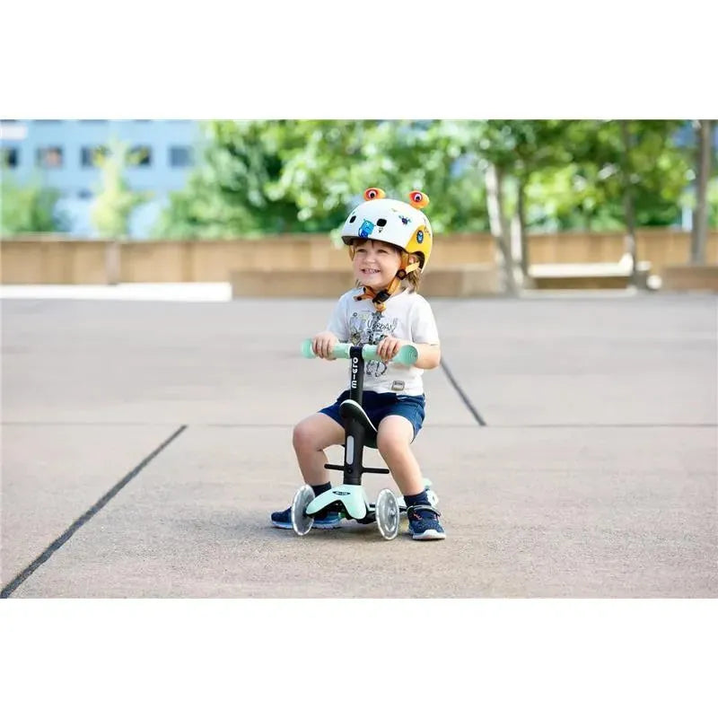 Micro Kickboard - Mini2Grow LED Wheels, 4in1 Scooter, for Kids Ages 1-6, Mint Image 7