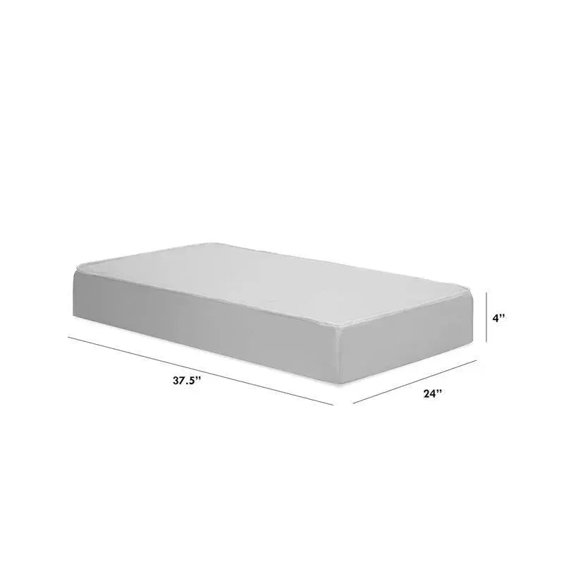 Million Dollar Baby - DaVinci Deluxe Coil Waterproof MINI Crib Mattress in White Image 3