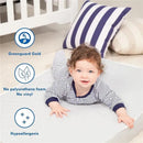 Million Dollar Baby - DaVinci Deluxe Coil Waterproof MINI Crib Mattress in White Image 5