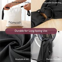 Momcozy - Baby Wrap Carrier, Black Image 2