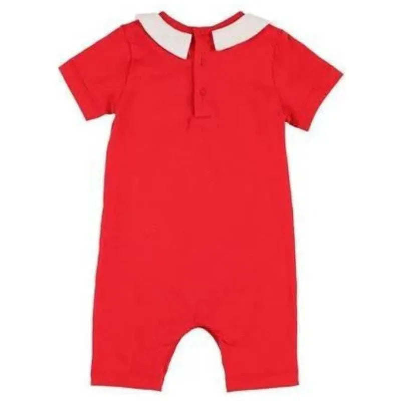 Moschino - Baby Neutral Jersey Romper With Gift Box, Red Image 2