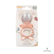 Moss & Fawn - Forage Feeder, Soothing Silicone Frozen Baby Food Teething Toy, Bloom Image 2