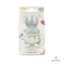 Moss & Fawn - Forage Feeder, Soothing Silicone Frozen Baby Food Teething Toy, Fern Image 2