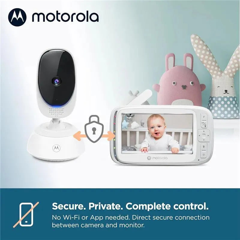 Motorola - VM75 Indoor Video Baby Monitor with Camera Image 6