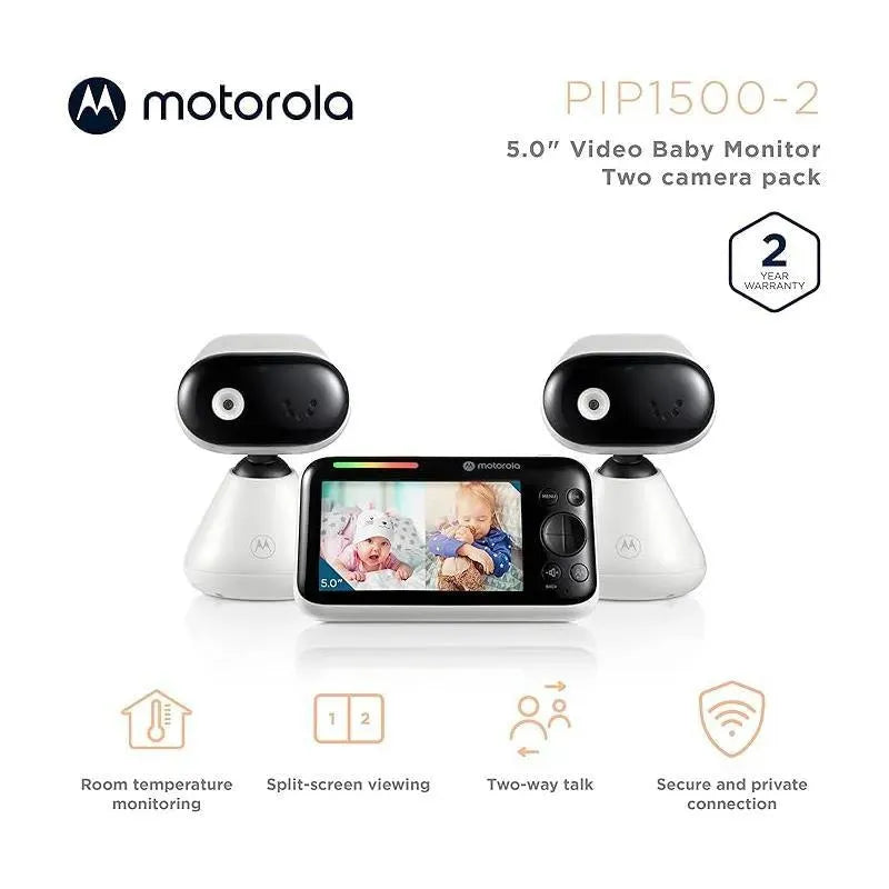 Motorola - 2 Camaras Baby Monitor PIP1500 Video Baby Monitor Image 2