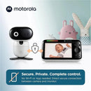 Motorola - 5 WiFi Video Baby Monitor with Camera Image 3