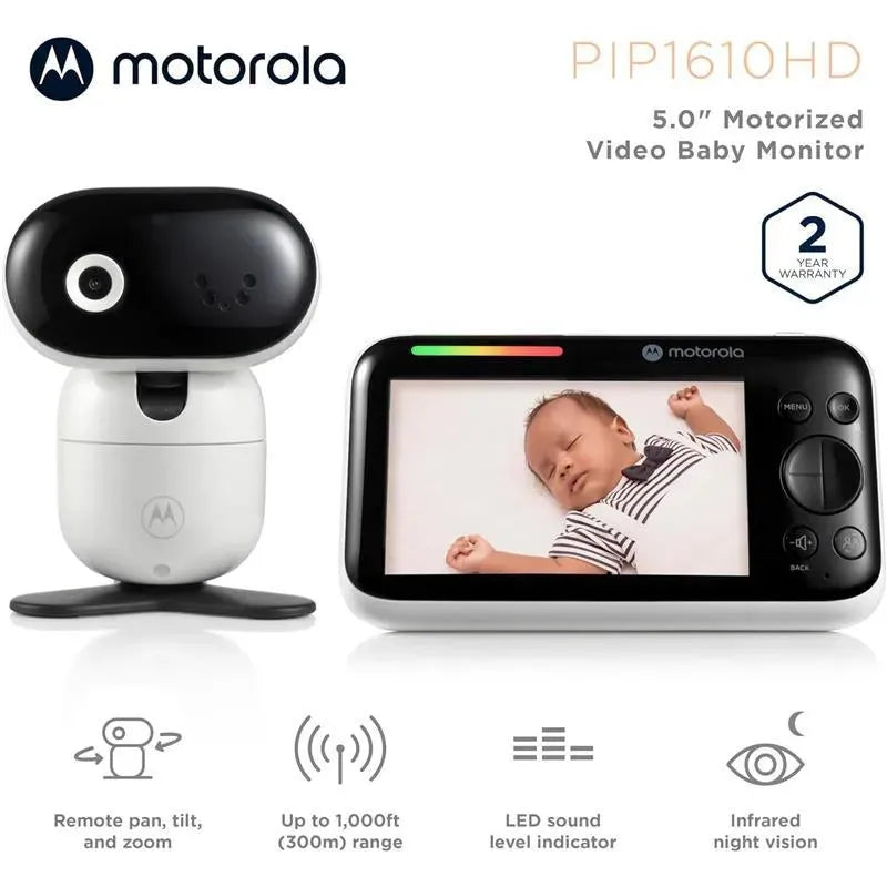 Motorola - 5 WiFi Video Baby Monitor with Camera Image 4