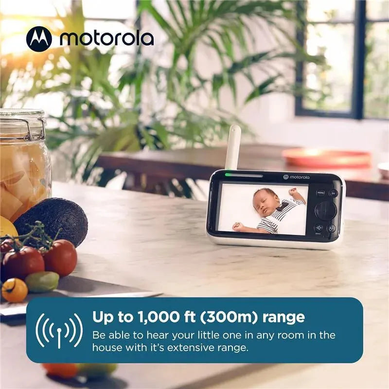 Motorola - 5 WiFi Video Baby Monitor with Camera Image 6