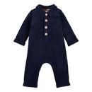 Mud Pie - Baby Navy Corduroy One-Piece Image 1