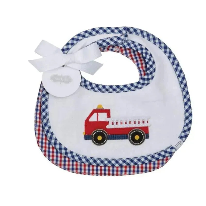 Mud Pie - Fire Truck Bib Set Image 1