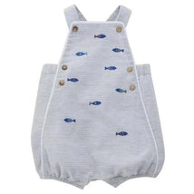 Mud Pie - Fish Schiffli Bubble Romper Image 1