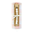 Mud Pie - Pink Gingham Swaddle & Pacy Clip Set Kit Image 1