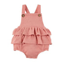 Mud Pie - Pink Ruffle Bubble, 0-3 Months Image 1