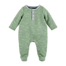 Mud Pie - Quilted Dino Sleeper, 6-9 Months Image 1