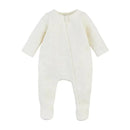 Mud Pie - Quilted Heart Sleeper, Ivory, 3-6 Months Image 1