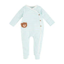 Mud Pie - Stripe Bear Sleeper Image 1