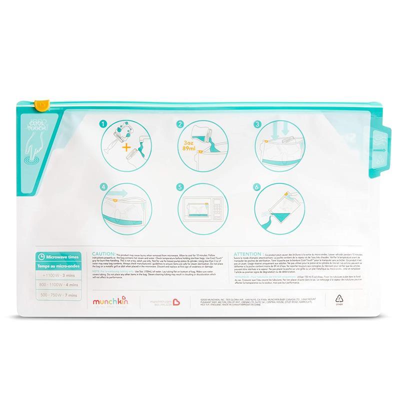 Impresa 15-Pack Microwave Baby Bottle Sterilizer Bags - 400 Uses