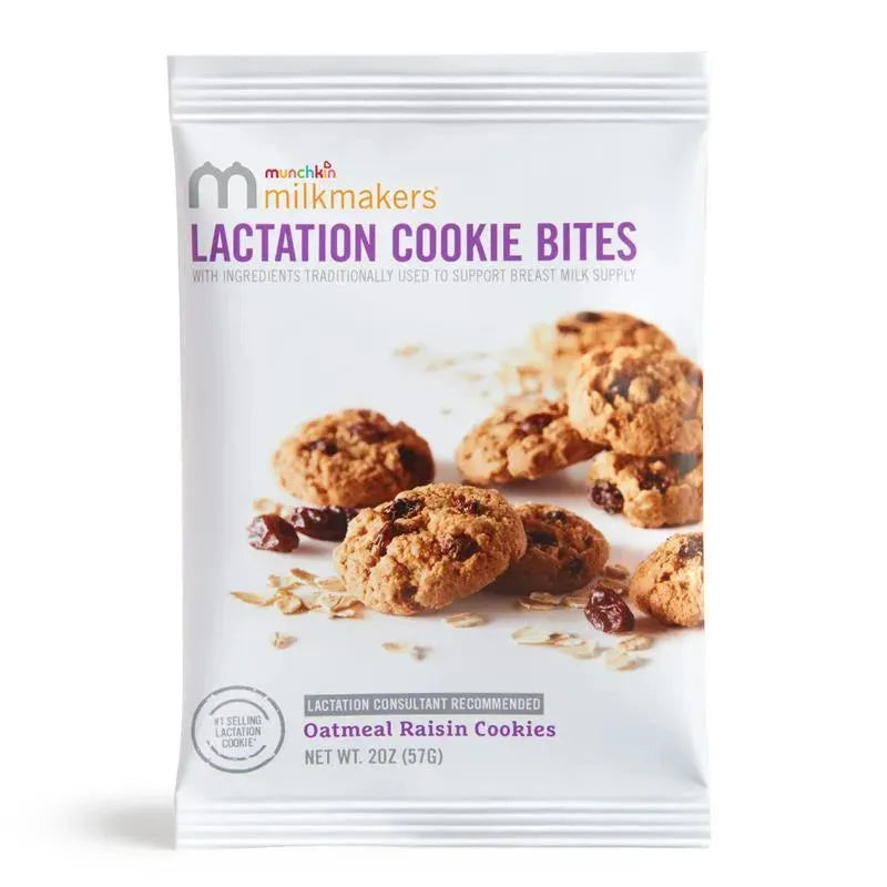 Munchkin - Milkmakers Lactation Cookie Bites, Oatmeal Raisin, 1 Count Image 1