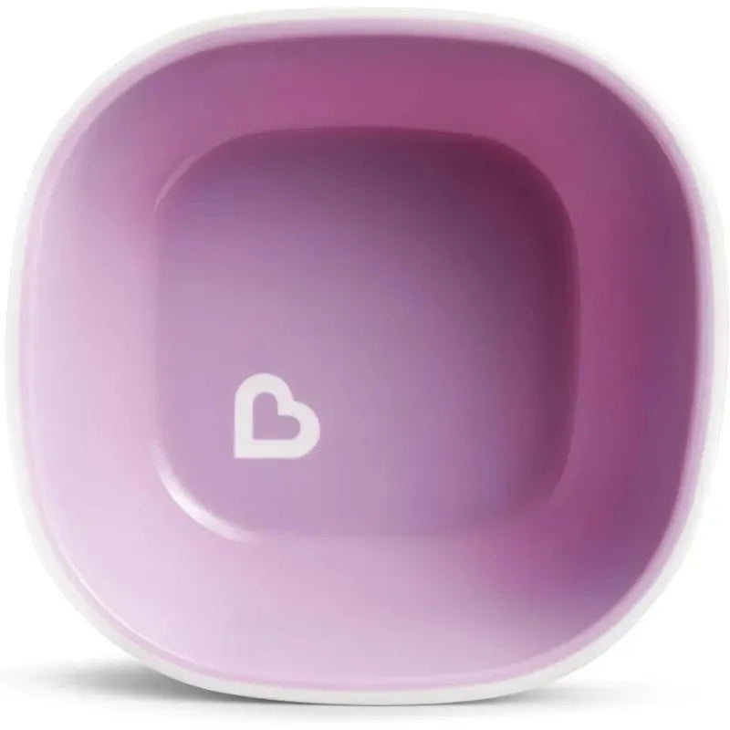 Munchkin Splash Toddler Bowls, Pink/Purple Image 4