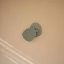 Mushie - Baby Bath Cradle Cap Brush for Dry Skin, Eczema Treatment, 2 Pack, Natural/Cambridge Blue Image 2