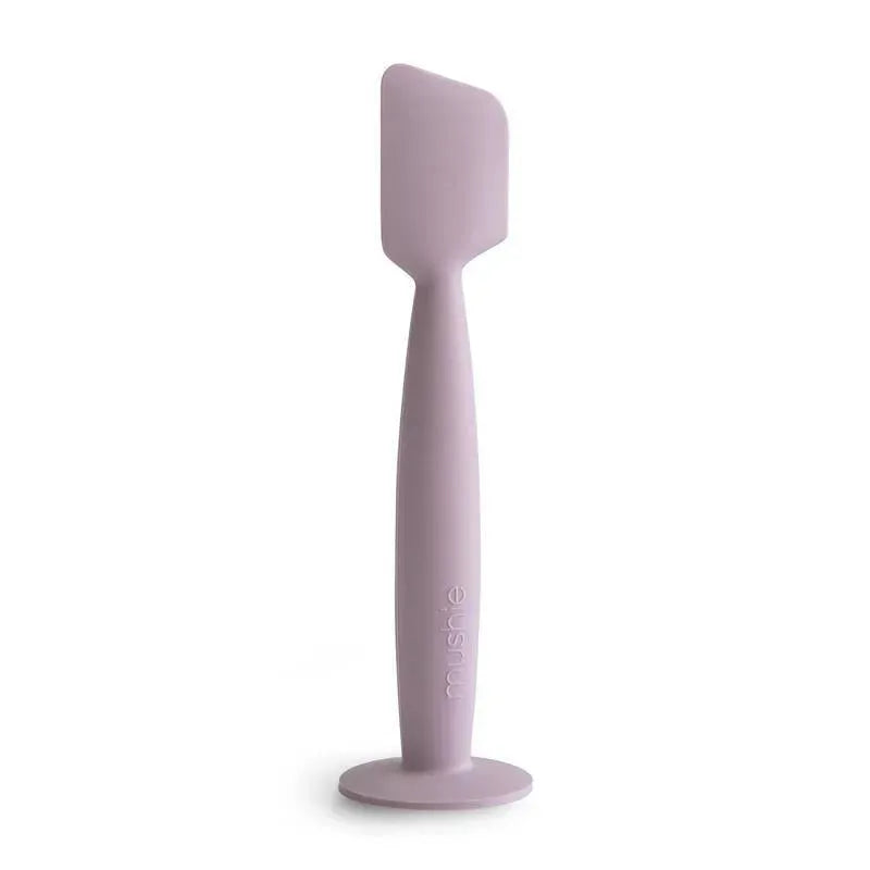 Mushie - Diaper Cream Applicator Soft Silicone with Suction Base, Soft Lilac Image 1