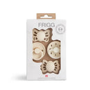 Mushie - Frigg Baby's First Pacifier Set, Cream Image 1