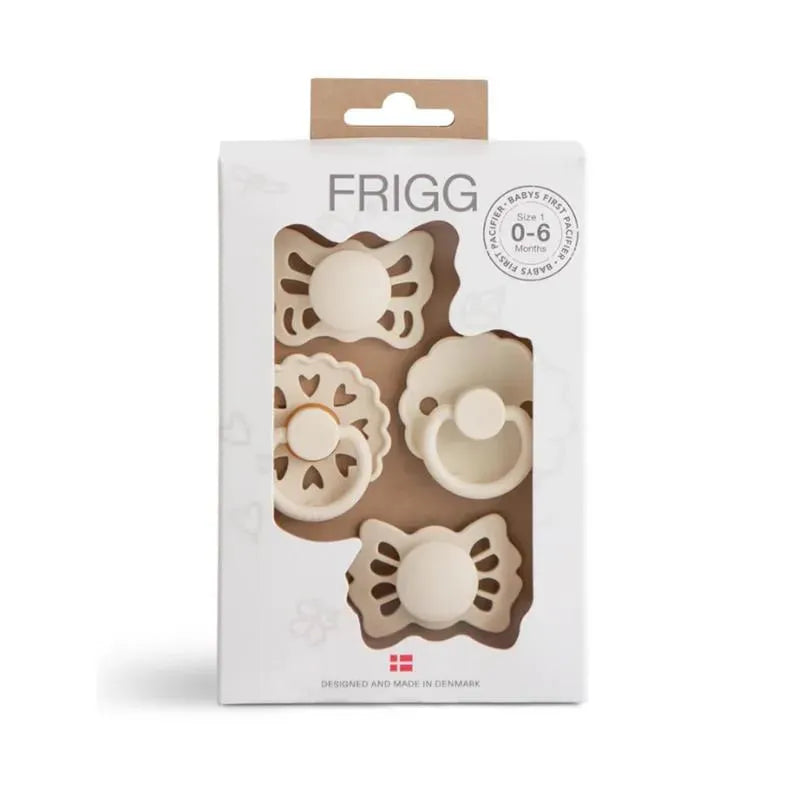 Mushie - Frigg Baby's First Pacifier Set, Cream Image 1