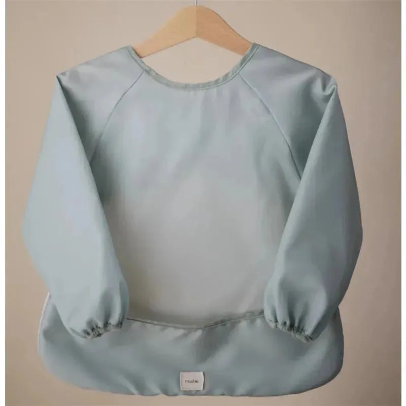 Mushie - Long Sleeve Bib, Roman Green Image 2